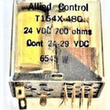 RELAY, 6PDT, 24 VDC, 700 OHM COIL, ALLIED # T154X-480