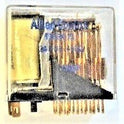 RELAY, 6PDT, 24 VDC, 430 OHM COIL, ALLIED # T163X-21