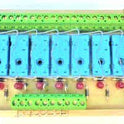 BASE, DIN MOUNT, 8 RELAY, INTERFACE USED WITH FINDER 40 SERIES RELAYS