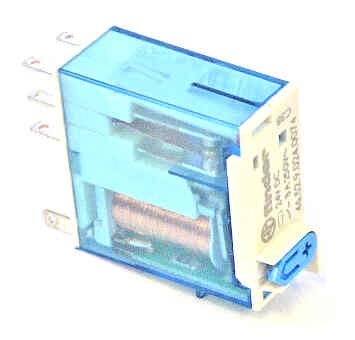 RELAY, DPDT, MINIATURE. PCB/PLUG-IN, 6A, 24V DC COIL FINDER # 46.52.9.024.0074
