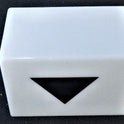 INSERT, TRAVELING LANTERN, WHITE WITH DOWN ARROW, OTIS # 449BB3