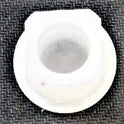 BUTTON, WHITE, BLANK, TYPE 'F' HAUGHTON # 3-19512-BL