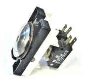 BUTTON, IMPULSE, VANDAL RESIST, DOT CENTER, DPDT WITH # 85 BULB DOVER #9817669