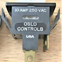 BUTTON, ILLUMINATED, LATCHING, PUSH IN, 10A, 250 VAC OSLO # DLA1A