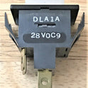 BUTTON, ILLUMINATED, LATCHING, PUSH IN, 10A, 250 VAC OSLO # DLA1A
