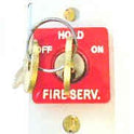 SWITCH, KEYED, FIRE SERVICE, 3502 KEY, OFF-HOLD-ON-FIRE SERVICE