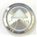 PUSHBUTTON, ARROW, ROUND, FLUSH, WITH BRAILLE KONE 51071091H03