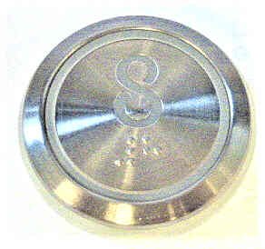 PUSHBUTTON, MARKED 8, ROUND, FLUSH, WITH BRAILLE KONE 51071091H03