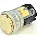 PUSHBUTTON, BRASS FINISH, FLAT, AMBER LED SCREW CONNECTED  OTIS AAA23500BY91