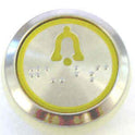 PUSHBUTTON, ALARM BELL, ROUND, FLUSH, WITH BRAILLE KONE 51071091H03