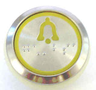 PUSHBUTTON, ALARM BELL, ROUND, FLUSH, WITH BRAILLE KONE 51071091H03