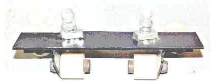 ASSEMBLY, CAB STEADING, 4 NYLON ROLLERS, STEEL FRAME MEP # MEP-CSP1