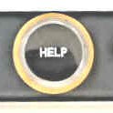 BEZEL & BUTTON WITH INSERT MARKED HELP, AS SHOWN DOVER #S BELOW