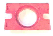 HALO, BEZEL, RED, USED WITH D-B62 SERIES PUSHBUTTONS DOVER #9806349R