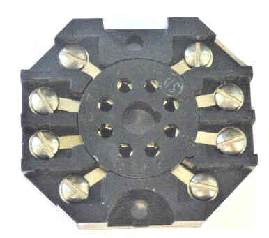 BASE, RELAY, OCTAL, 8 PIN, CUSTOM CONNECTOR # RB08