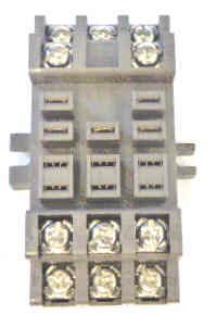 BASE, RELAY, 11 PIN, 3PDT, KUP TYPE IDEC # SR3B-02