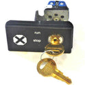 SWITCH, STOP/RUN, KEYED WITH 2 UTE KEYS OTIS # AAA7069AAK51