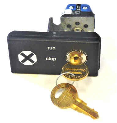 SWITCH, STOP/RUN, KEYED WITH 2 UTE KEYS OTIS # AAA7069AAK51
