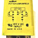 TIMER, 1--10 SECS ON DELAY, KUP, 120 VAC, 10A@277 VAC P & B # CUF-41-70010
