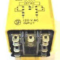 TIMER, 1-120 SECS ON DELAY, DPDT, KUP, 120 VAC, 10A@277 VAC P & B # CUF-42-70120