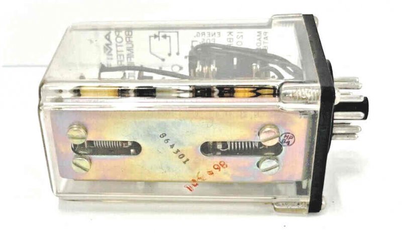 RELAY, LATCHING, DPDT, 120 VAC POTTER BRUMFIELD # KBP11AG120
