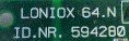 BOARD, CIRCUIT, I/O, SCHINDLER LONIOX 64.N SCHINDLER # NR 594280