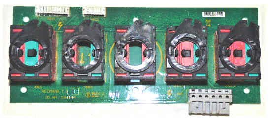 BOARD, CIRCUIT, 5 CONTACT BLOCK, SCHINDLER RECNXNA I. REV 3 Q