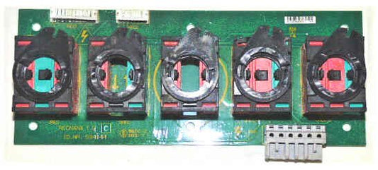 BOARD, CIRCUIT, 5 CONTACT BLOCK, SCHINDLER RECNXNA I. REV 3 Q