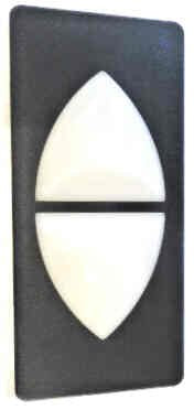 LANTERN, CAR, AS SHOWN, GLASS INSERTS OTIS # AAA443ET4