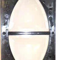 LANTERN, CAR, AS SHOWN, GLASS INSERTS OTIS # AAA443ET4