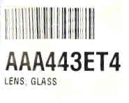 LANTERN, CAR, AS SHOWN, GLASS INSERTS OTIS # AAA443ET4