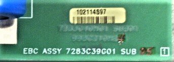 BOARD, CIRCUIT, EBC ESCALATOR, OBSOLETE, WESTINGHOUSE # 998C210H24 & 7283C39G01