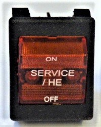 SWITCH, ROCKER, DPST, SERVICE/HE SCHINDLER #7257C63H23