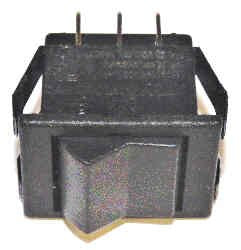 SWITCH, ROCKER, DPDT, BLACK, BLANK SCHINDLER #7257C63H--