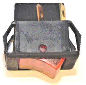 SWITCH, ROCKER, DPST, RED, LIGHTED SCHINDLER #7257C63H--