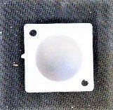 BUTTON, ARROW, EXTENDED CAP FOR CALIF., WESTINGHOUSE A LINE HALL BUTTON