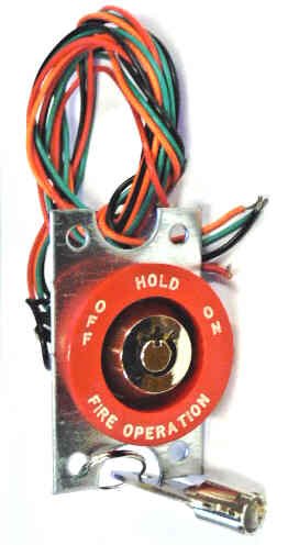 SWITCH, FIRE SERVICE,PHASE 1 OFF-HOLD-ON ALL REMOVABLE SCHINDLER SERIES 2644C37G
