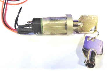 SWITCH, KEYED, FIRE SERVICE 3 POSITION, KEY OUT AT 12 & 3 WITH (2) BF01  KEYS