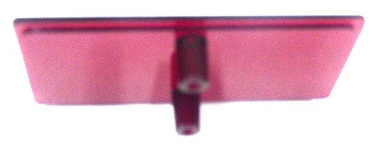 LENS, RED. ,2.75 x 1.38, 7069AG JEWEL, OTIS # 443CB1