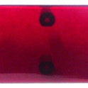 LENS, RED. ,2.75 x 1.38, 7069AG JEWEL, OTIS # 443CB1