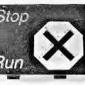 INSERT WITH RAISED INTERNATIONAL STOP SYMBOL OTIS # 250E7