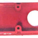 BEZEL, CHICKLET, RED, FIRE SERVICE, ON-HOLD-OFF OTIS #396LB97