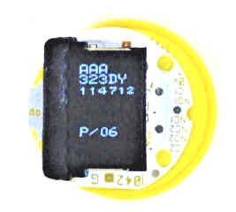 BUTTON, SS FINISH, FLAT, YELLOW, NON LITE UP 6VDC, MMIII OTIS # AAA323BY114712