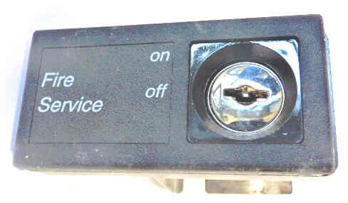 SWITCH, KEYED, FIRE SERVICE, SES ANSI PHASE 2, MRS & LRV OTIS #7069AH36