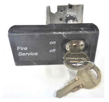 SWITCH, KEYED, FIRE SERVICE, SES ANSI PHASE 2, MRS & LRV OTIS #7069AH36