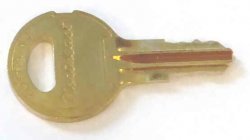 KEY, USED WITH BUTTON CUT-OUT KEY # USE5