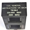 COIL. 220-240 VAC, SYLVANIA JOSLYN CLARK # TB-159-2