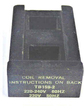 COIL. 220-240 VAC, SYLVANIA JOSLYN CLARK # TB-159-2