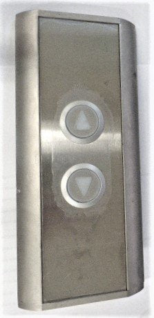 STATION, HALL, INTERMEDIATE, FLAT ARROW, STAINLESS STEEL KONE # KM924297C03