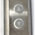 STATION, HALL, INTERMEDIATE, RAISED ARROW, STAINLESS STEEL KONE #KM814151H02
